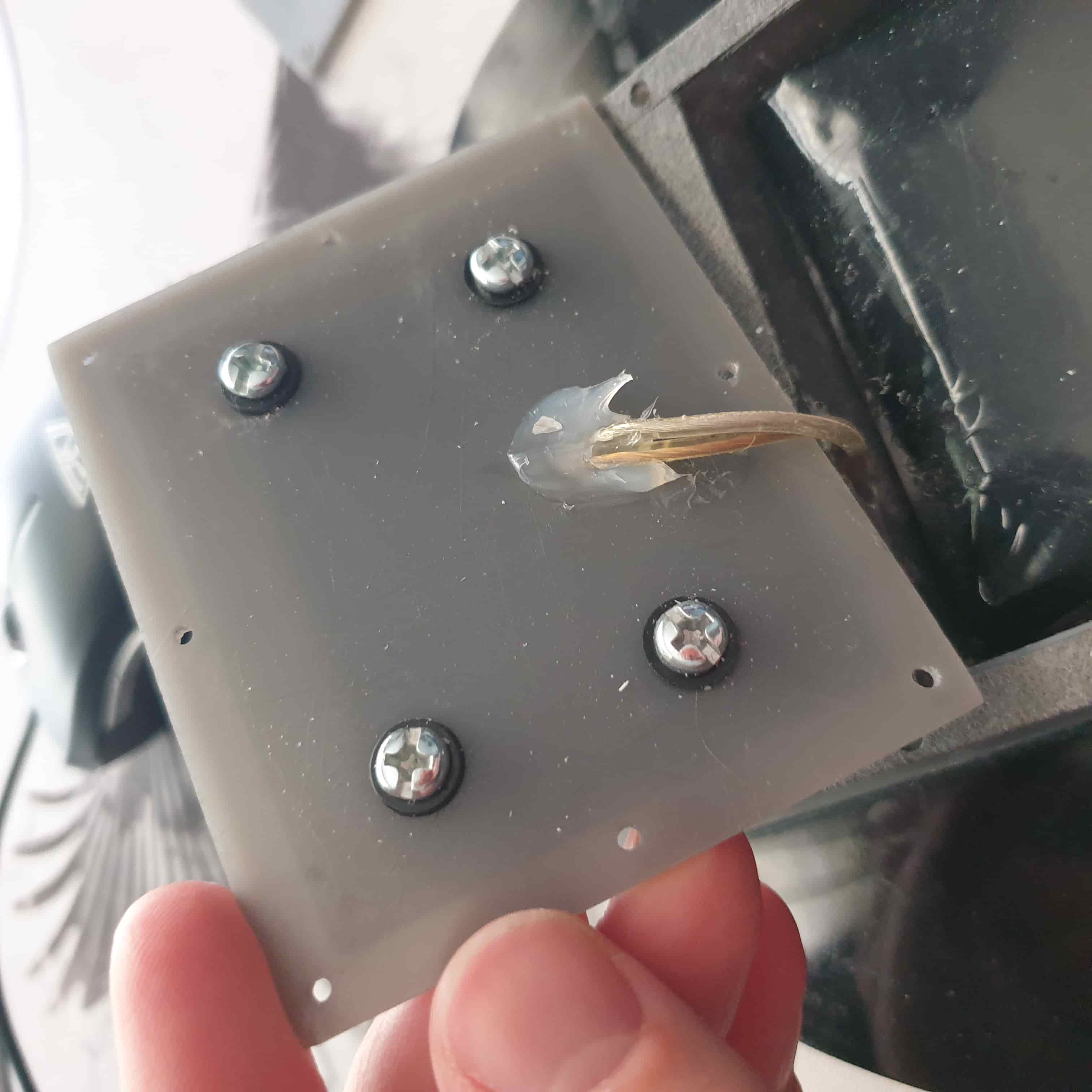 Unfinished solar light electronics 2
